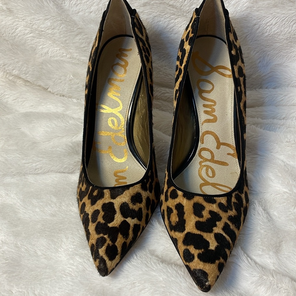 Sam Edelman Orella Leopard Print Heels